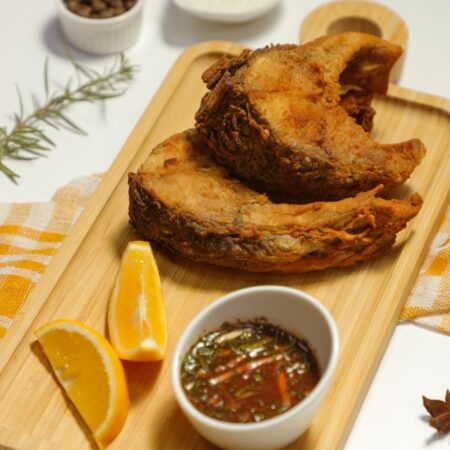 Fried Uzbek Fish Sazan