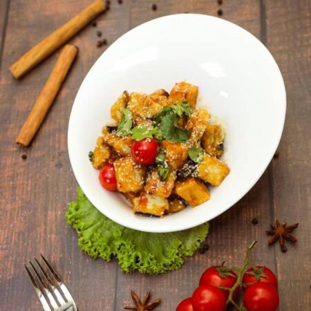 Crunchy Eggplant Salad